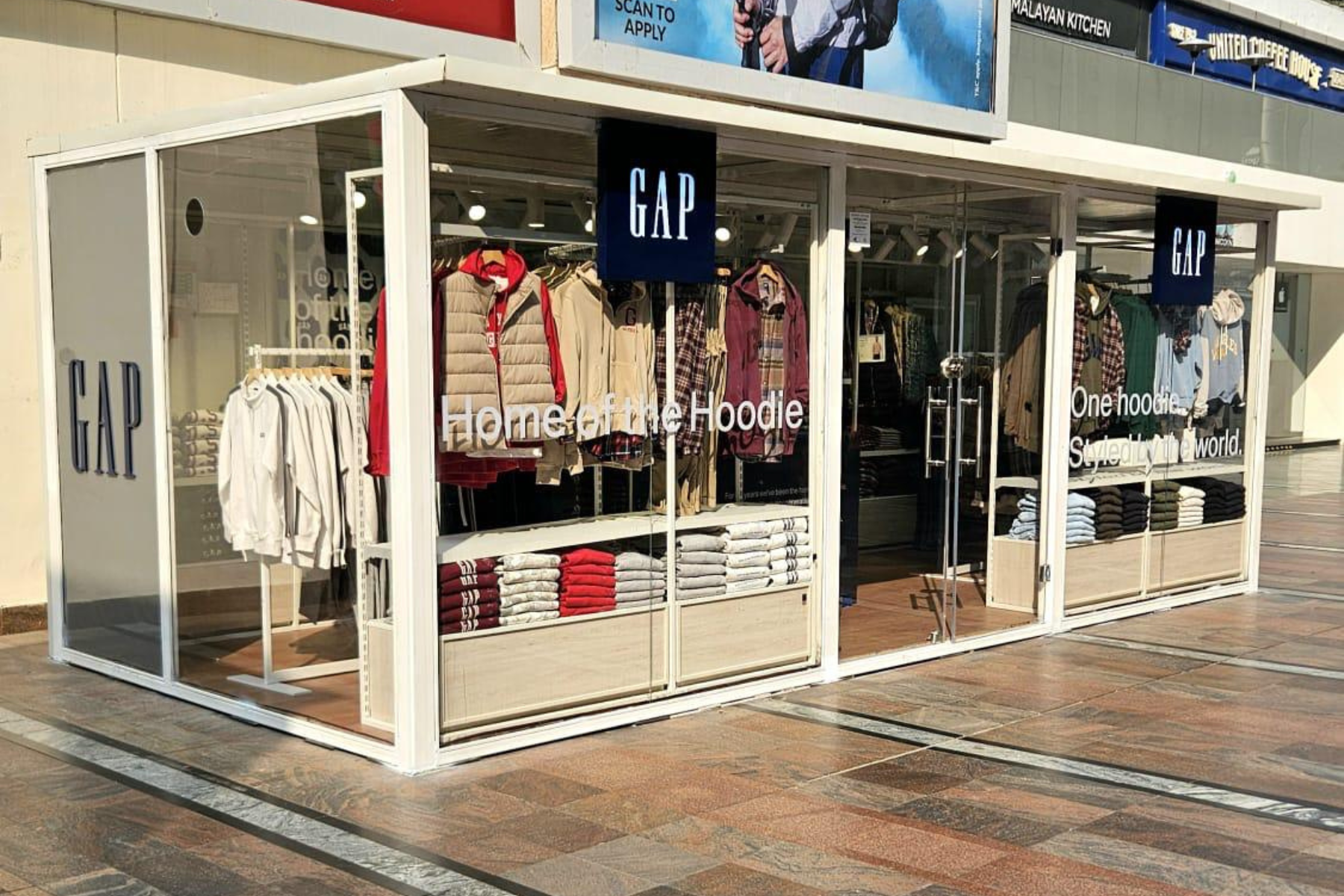 Gap Popup store in Cyberhub